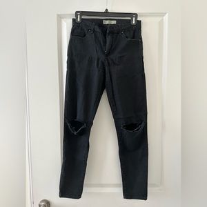 Top shop black skinny jeans